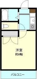 モトヤシキ西 204号室 間取り