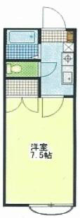 フラット2 103号室 間取り