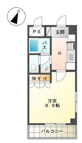 ポスト・マローネ 0601号室 間取り