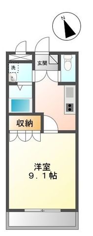 Ｆｌａｔ 101号室 間取り