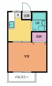 コーポPB 8-104号室 間取り