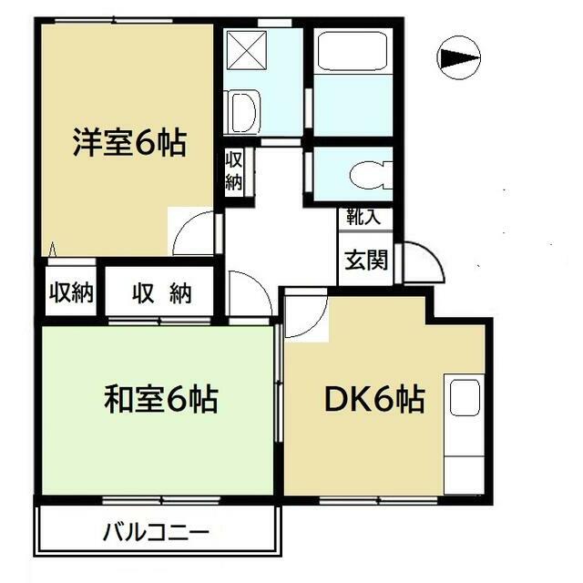 ガーデンハウス元町 203号室 間取り
