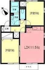 アーバンライフ 102号室 間取り