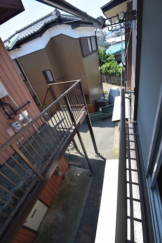 石田荘 ベランダ