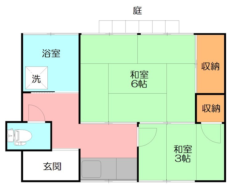 増田貸家 間取り