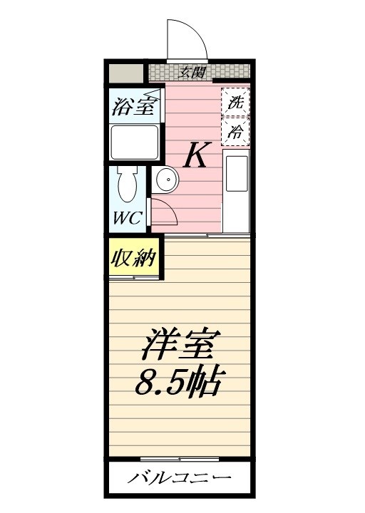 ベーネパラッツオアキ 309号室 間取り
