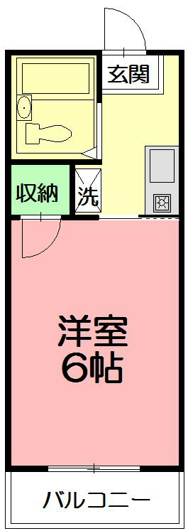 ステージ湘南第一 109号室 間取り