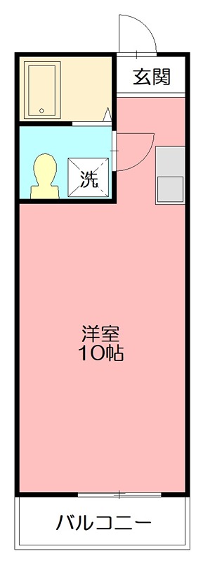 ザ・ケイブ・アイカワ 201号室 間取り
