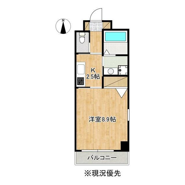 ブルーレジデンス 404号室 間取り