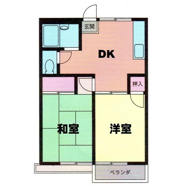 ユニオンハウス笠間 間取り