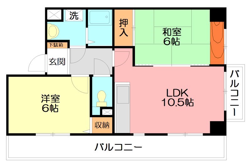 アーク戸塚ヒルズ 301号室 間取り