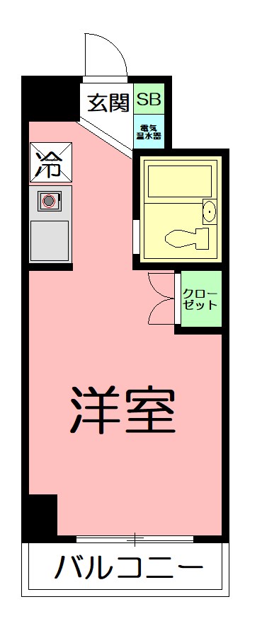 エストレージャ湘南 107号室 間取り