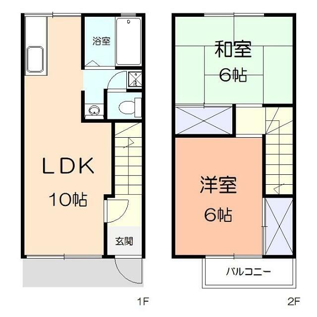 サンアイハイツＢ 105号室 間取り