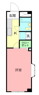 ハウスポートナルセ 2A号室 間取り