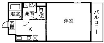 LEGEND（レジェンド） 204号室 間取り