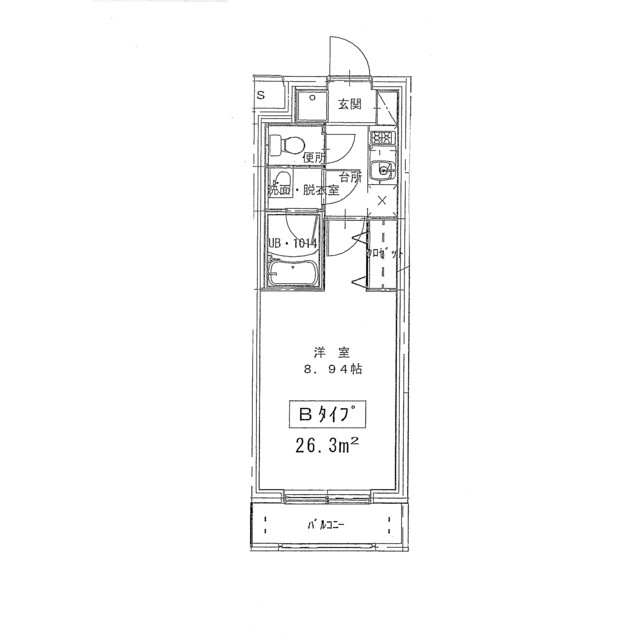パークハイムTOKI 301号室 間取り