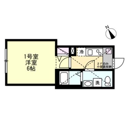 ベイルーム藤沢西富 101号室 間取り