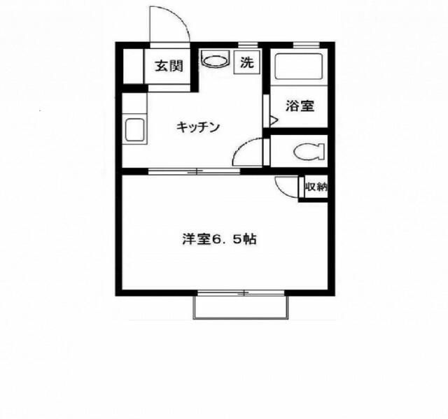 エンゼルハイツ 202号室 間取り