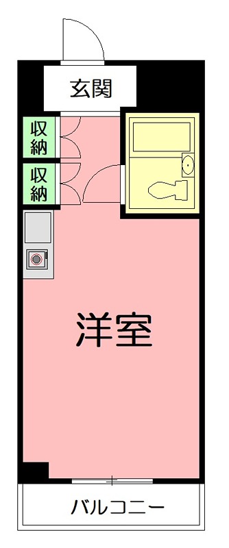 ベルフラワーハイツ伊勢原 601号室 間取り