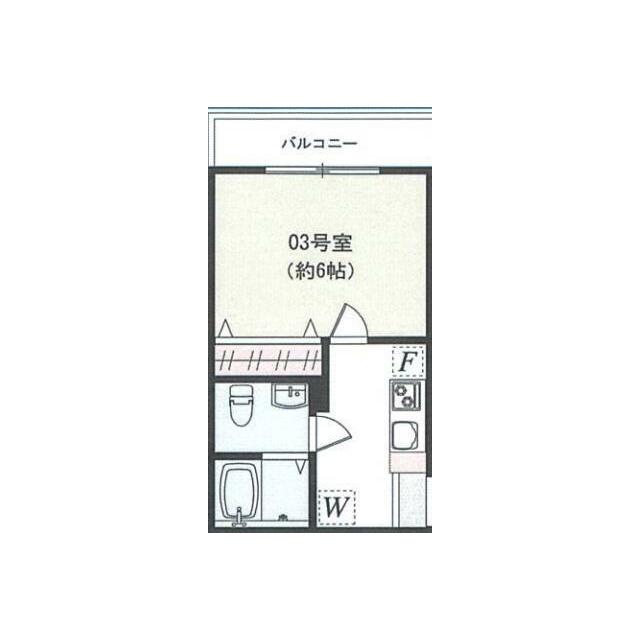 ロジュマン東海大学前 303号室 間取り