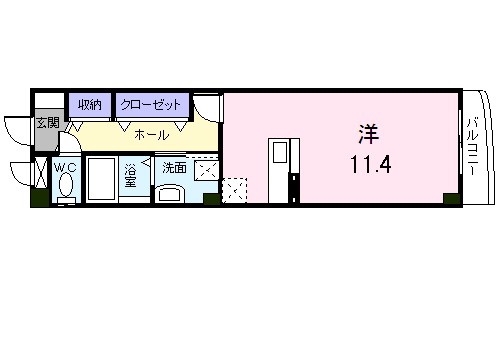 レケンス　アウローラ 202号室 間取り