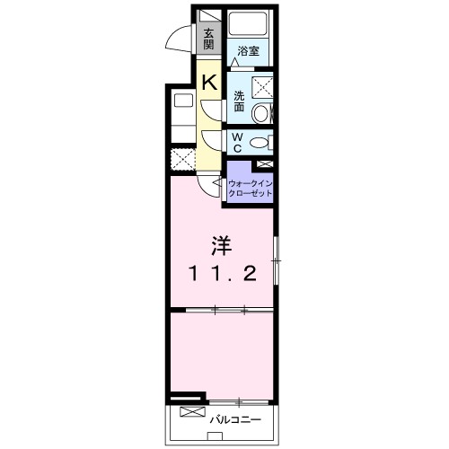 アライブ湘南 301号室 間取り