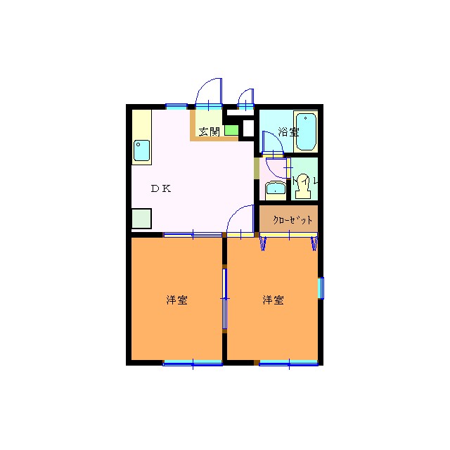 フロム5th 103号室 間取り