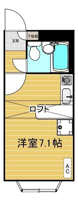 リファレンス愛甲石田 101号室 間取り