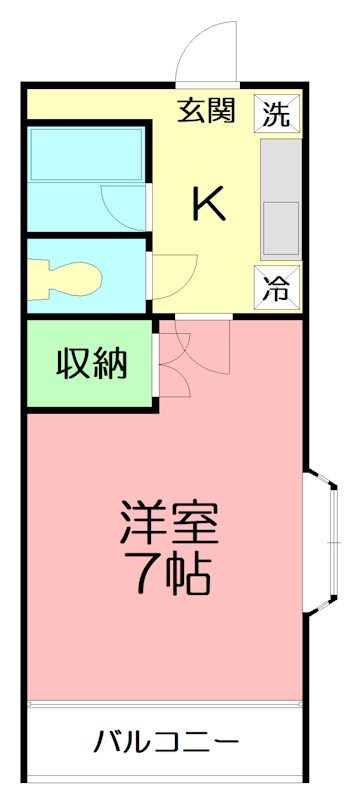 ライフフォーラム桜台 301号室 間取り