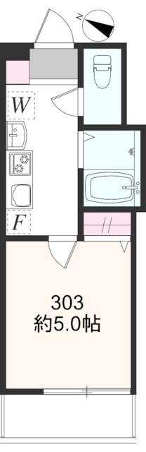 アザーレ・バモス藤沢本町 303号室 間取り