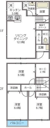 エルメゾンネクストA棟 101号室 間取り
