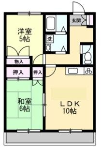 エミネンス湘南 201号室 間取り