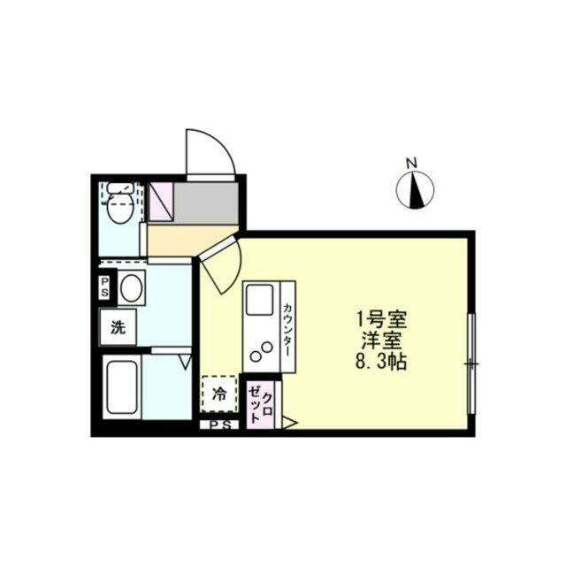 ベイルーム本厚木メゾン 101号室 間取り
