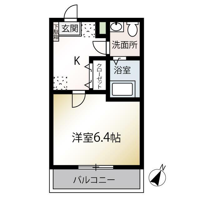 ＭＱｕａｒｔｏ湘南海岸公園Ⅱ 205号室 間取り