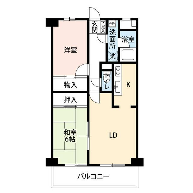 メゾンドセット 204号室 間取り