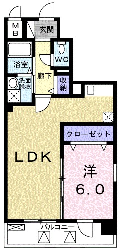ル・コンフォール 301号室 間取り