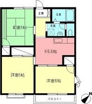 エイム Ⅰ 201号室 間取り