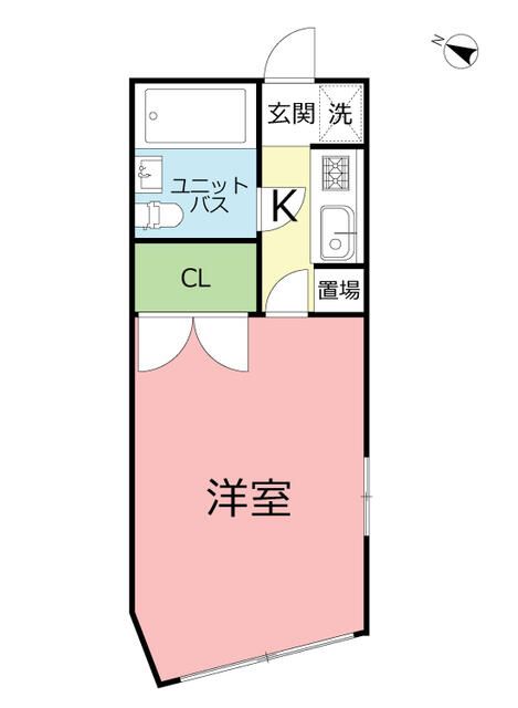 ローゼ湘南台 101号室 間取り