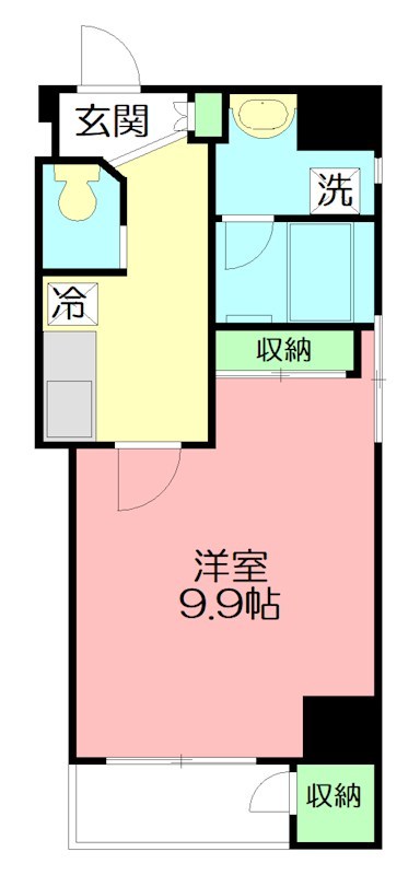 プルミエール湘南台 604号室 間取り