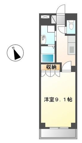 サンレジデンス湘南 301号室 間取り