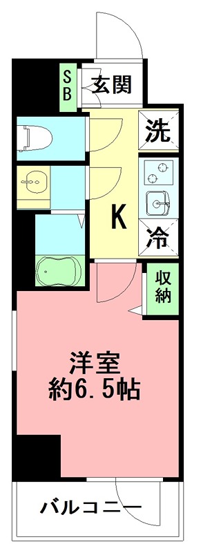N-stage 平塚Ⅱ 607号室 間取り
