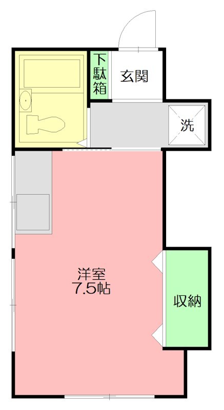 第５野本ビル 206号室 間取り