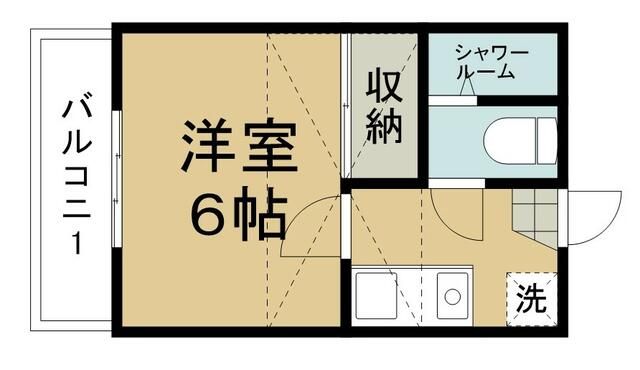 アークパル茅ヶ崎 203号室 間取り