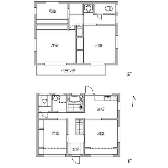 平塚市撫子原 貸戸建 間取り