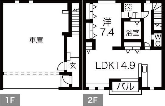 パンプキン湘南 102号室 間取り