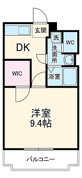 ぱる湘南台 107号室 間取り