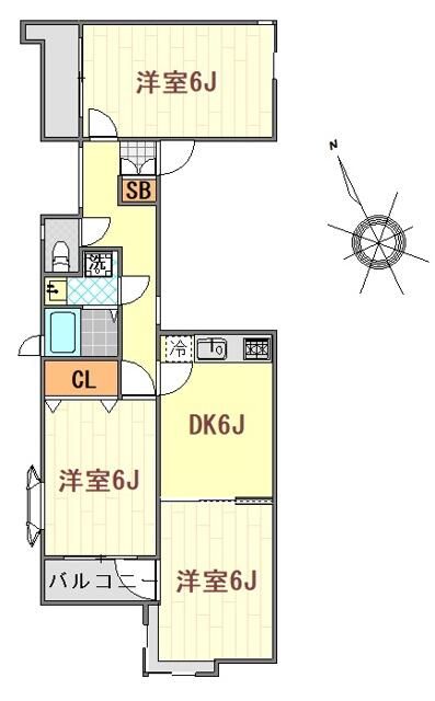 Fujisawa SAKURA Residence 306号室 間取り