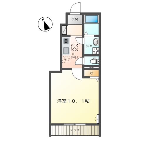 コンフォールK 間取り