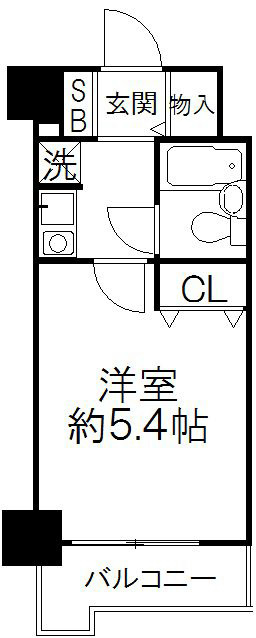 ライオンズマンション本厚木第3 807号室 間取り