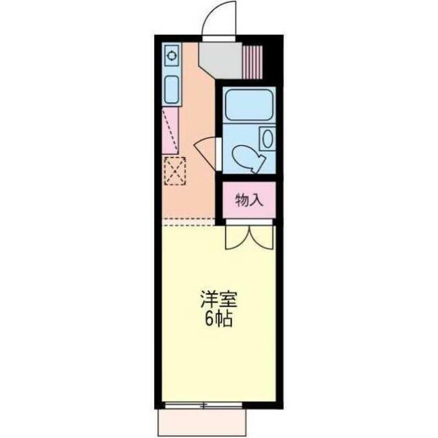パークサイド 107号室 間取り